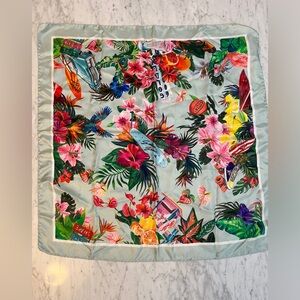 Golden Goose Floral Print Scarf.